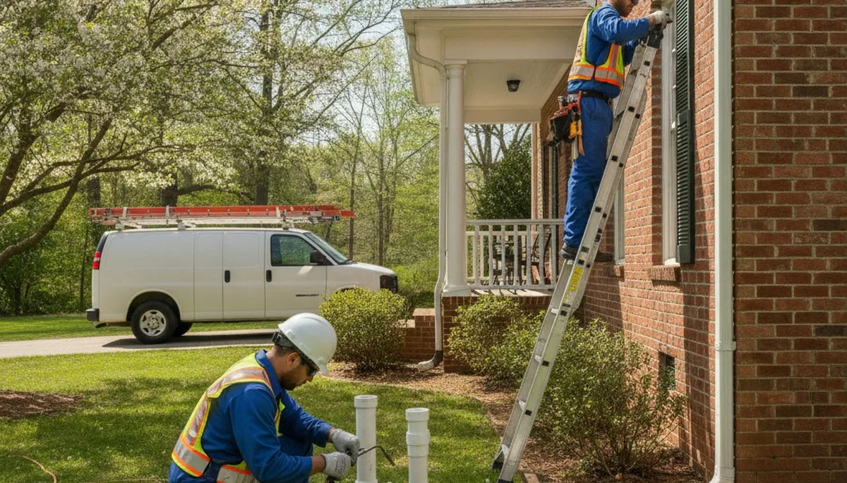 Plumber providing repair service in Greenville, NC for plumbing issues