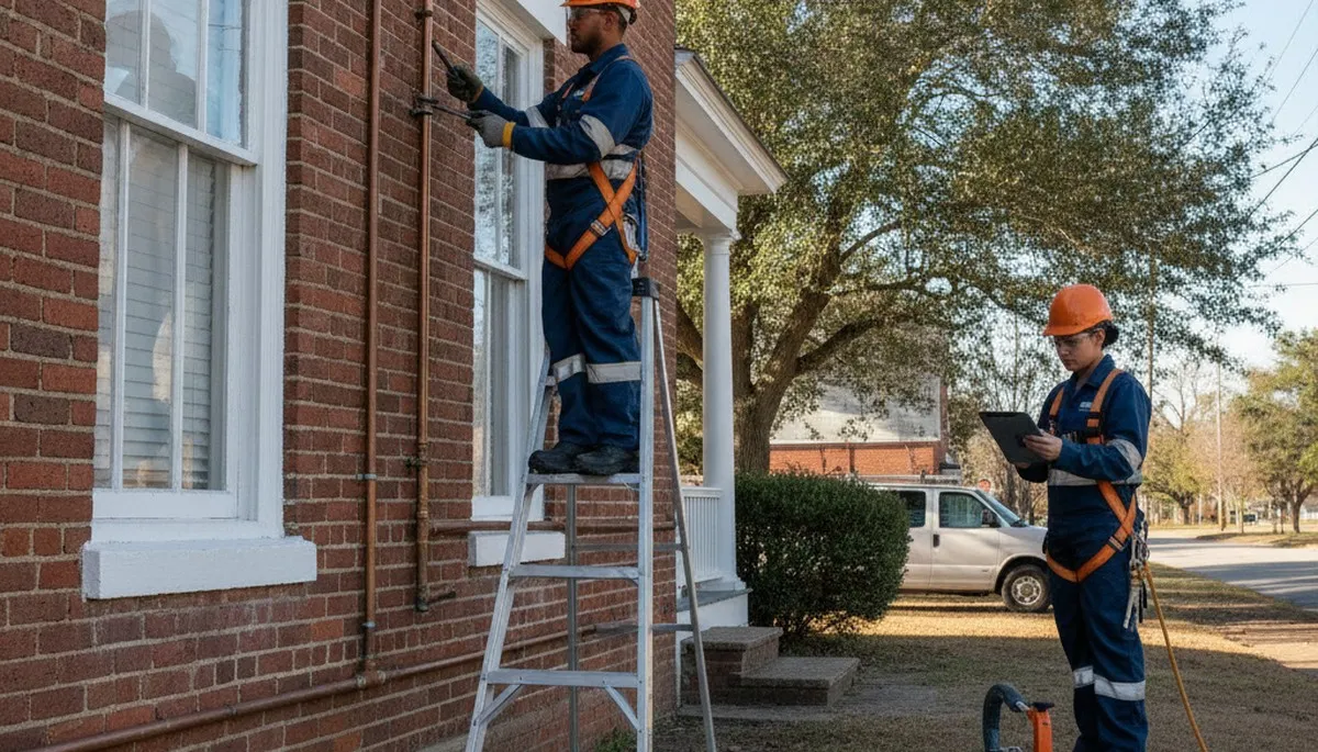 Plumber repairing a sink in Greenville, NC for reliable plumbing repair service