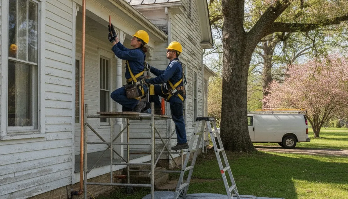 Plumber repairing a sink in Greenville, NC for reliable plumbing repair service