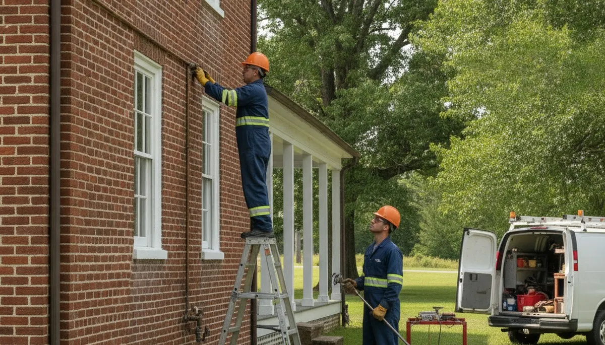 Professional plumber providing repair service in Greenville, NC for local plumbing needs