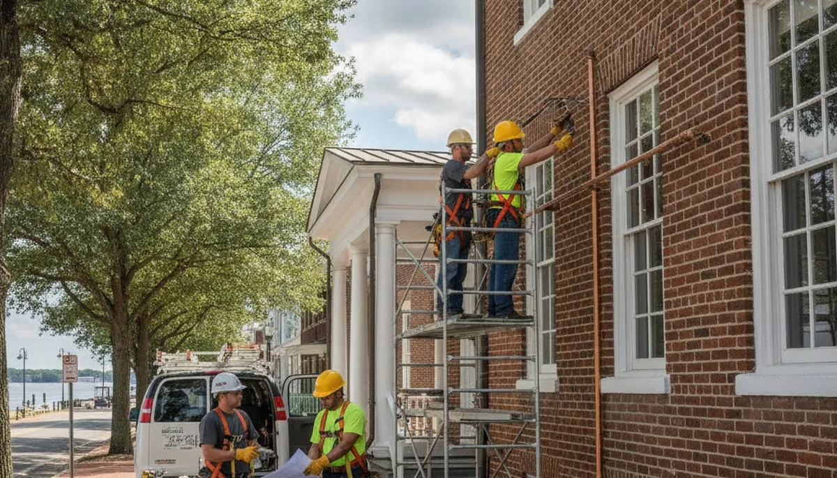 Plumber providing repair service in Greenville, NC for local plumbing issues